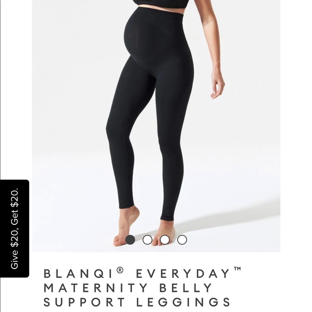 Blanqi Maternity Black Leggings